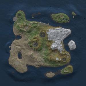 Thumbnail Rust Map: Procedural Map, Size: 2500, Seed: 1128132441, 8 Monuments