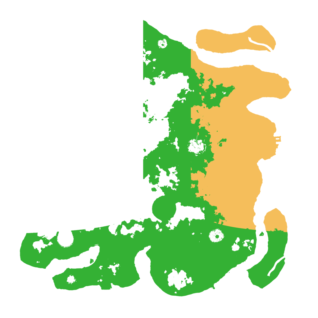 Biome Rust Map: Procedural Map, Size: 3500, Seed: 202140435