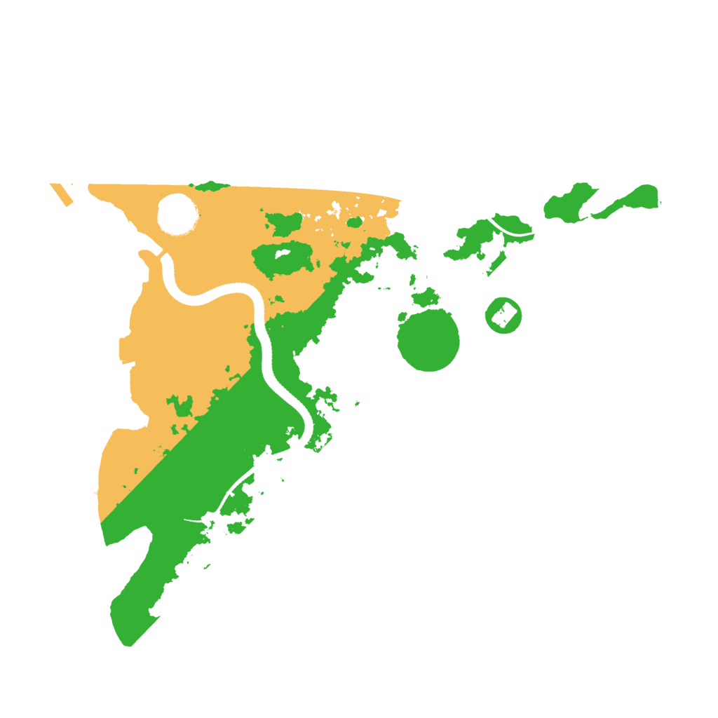 Biome Rust Map: Procedural Map, Size: 3200, Seed: 1887947367