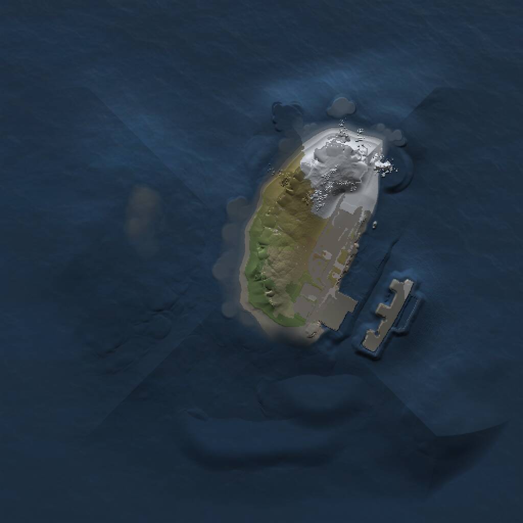 Rust Map: Procedural Map, Size: 1000, Seed: 1049072956, 2 Monuments