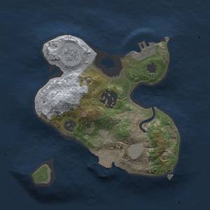 Thumbnail Rust Map: Procedural Map, Size: 1800, Seed: 1010870305, 6 Monuments