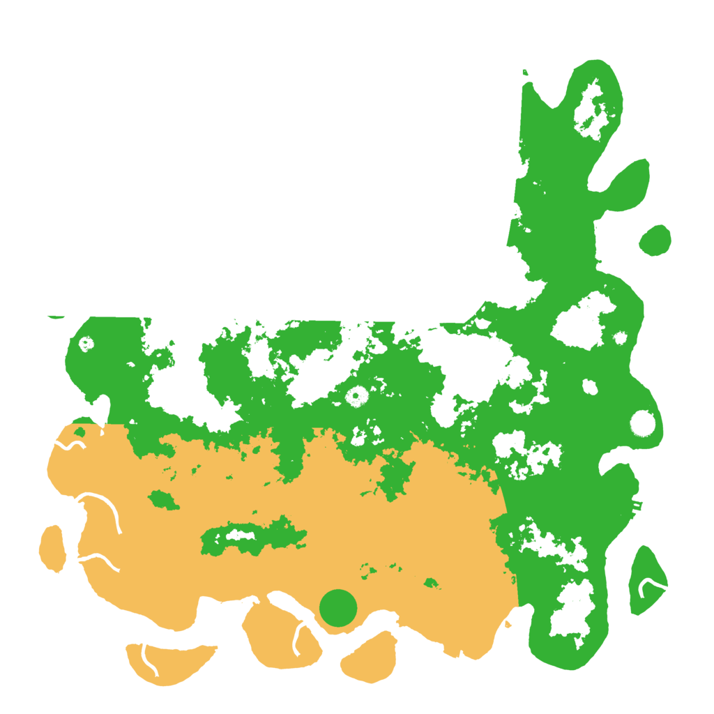 Biome Rust Map: Procedural Map, Size: 5000, Seed: 50514