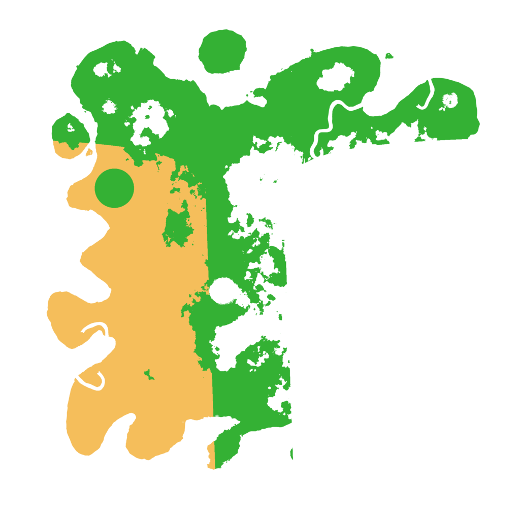 Biome Rust Map: Procedural Map, Size: 3500, Seed: 83427355