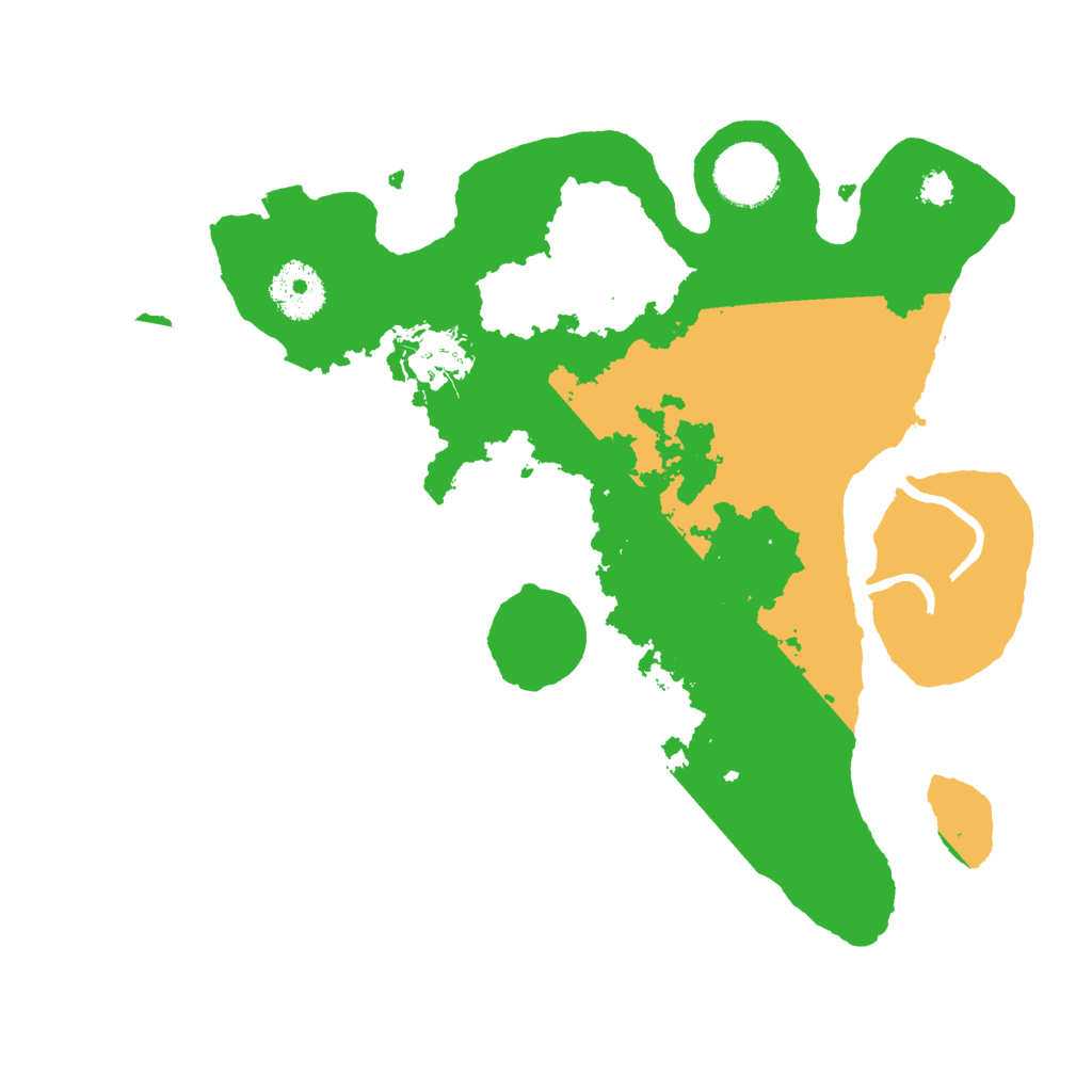 Biome Rust Map: Procedural Map, Size: 3000, Seed: 68998