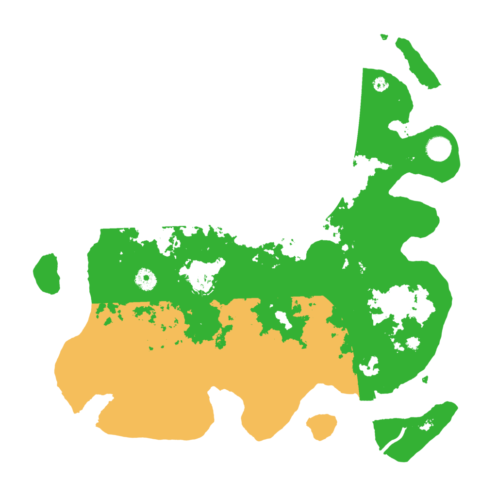 Biome Rust Map: Procedural Map, Size: 3500, Seed: 4245364