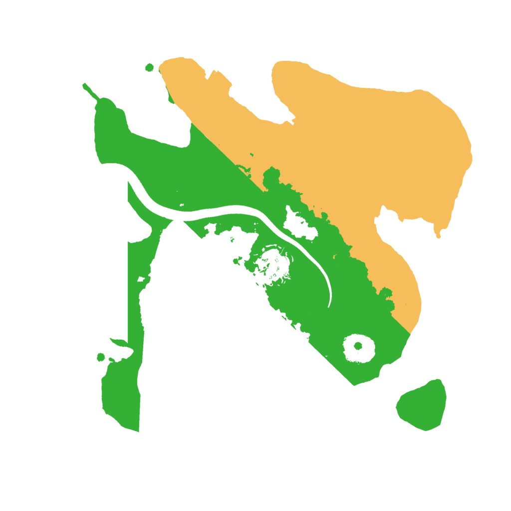 Biome Rust Map: Procedural Map, Size: 2500, Seed: 1480412321