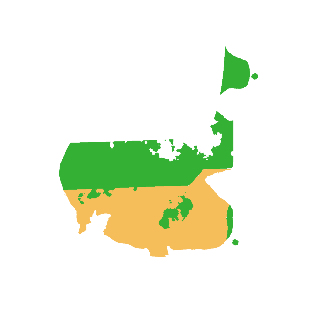 Biome Rust Map: Procedural Map, Size: 2000, Seed: 4245364