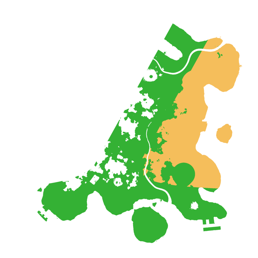 Biome Rust Map: Procedural Map, Size: 3000, Seed: 829473612
