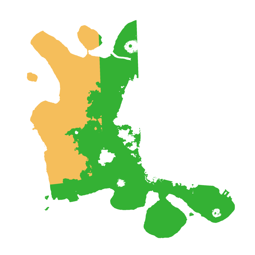 Biome Rust Map: Procedural Map, Size: 3000, Seed: 28923