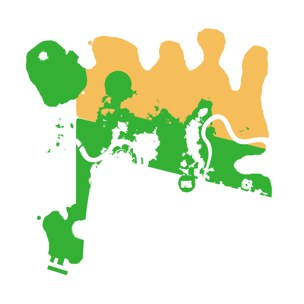 Biome Rust Map: Procedural Map, Size: 3000, Seed: 17428