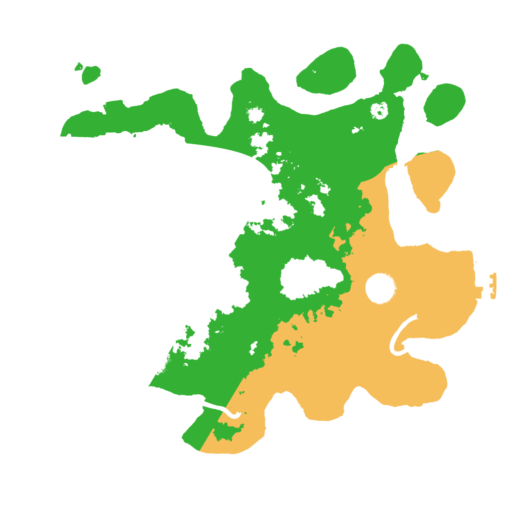 Biome Rust Map: Procedural Map, Size: 3000, Seed: 8535