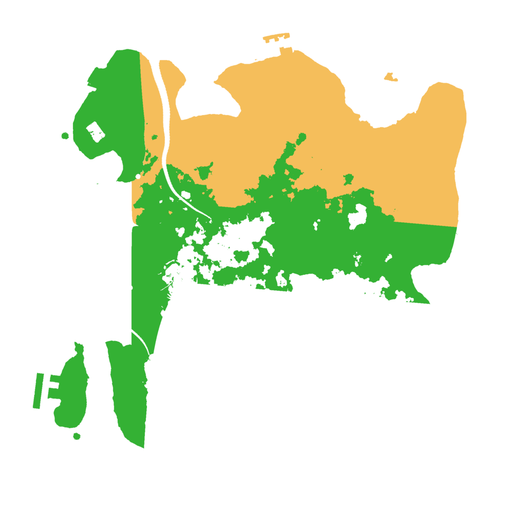 Biome Rust Map: Procedural Map, Size: 3000, Seed: 1089925988