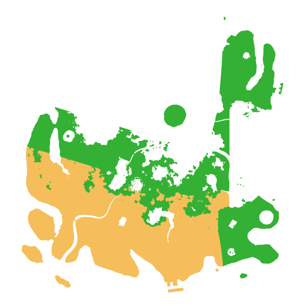 Biome Rust Map: Procedural Map, Size: 4000, Seed: 798654321