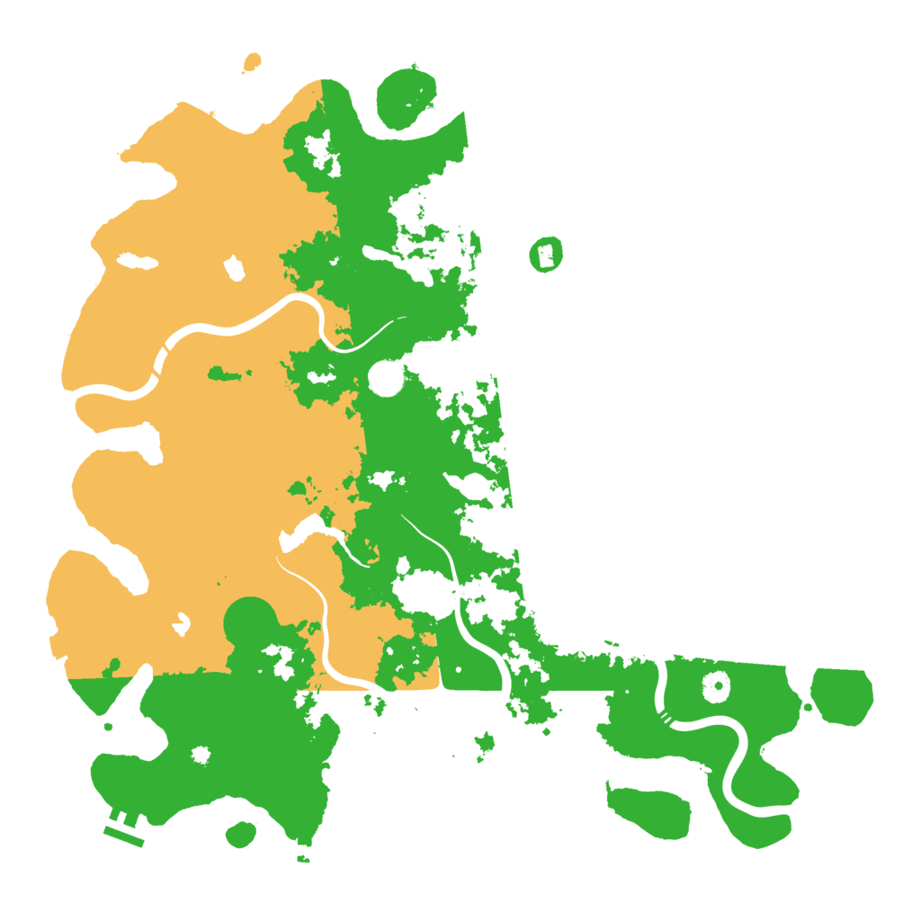 Biome Rust Map: Procedural Map, Size: 4500, Seed: 10653517