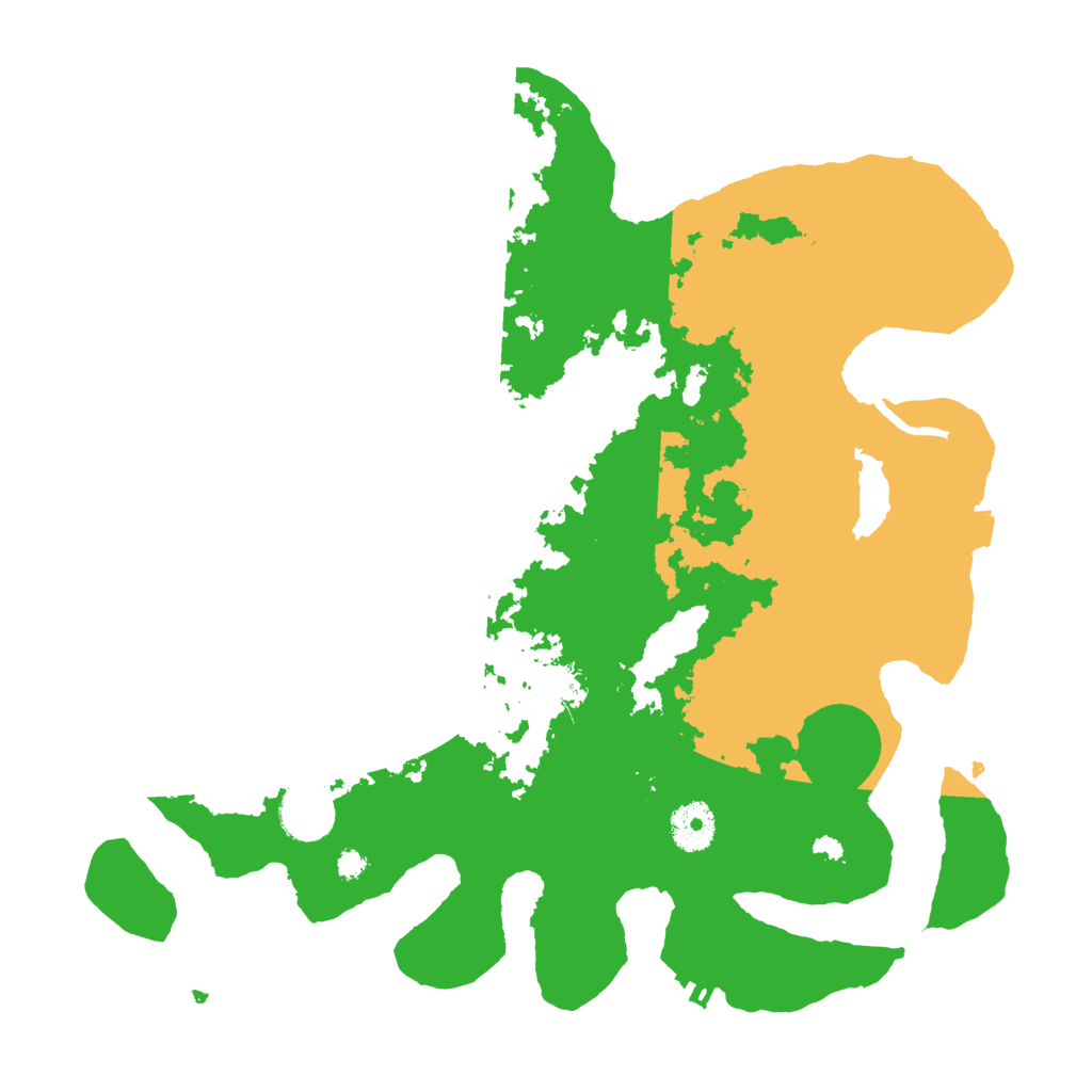 Biome Rust Map: Procedural Map, Size: 3500, Seed: 104372992