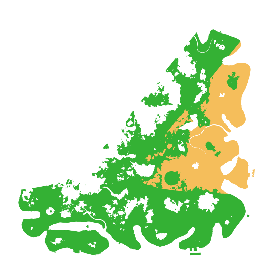 Biome Rust Map: Procedural Map, Size: 5000, Seed: 345634534