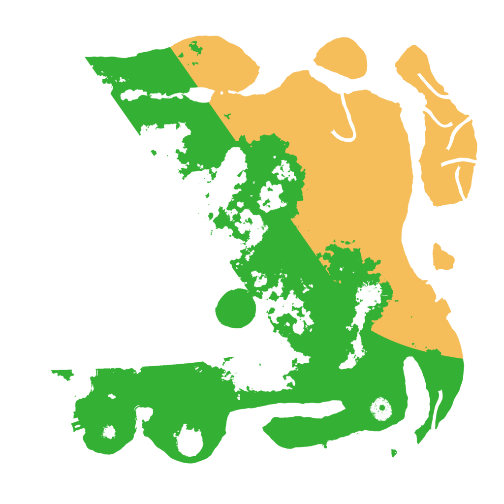 Biome Rust Map: Procedural Map, Size: 3500, Seed: 188909878