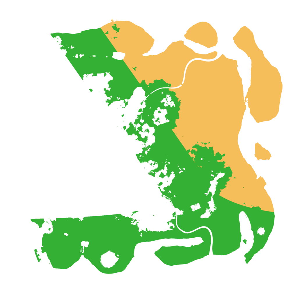 Biome Rust Map: Procedural Map, Size: 3500, Seed: 188909878