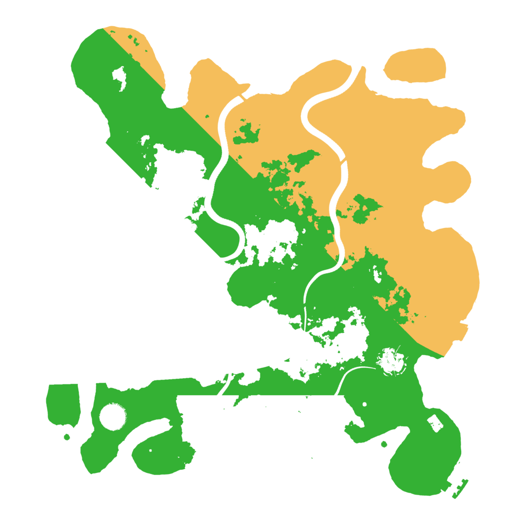 Biome Rust Map: Procedural Map, Size: 3500, Seed: 1348613185