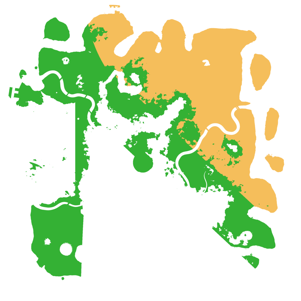 Biome Rust Map: Procedural Map, Size: 4250, Seed: 1445634