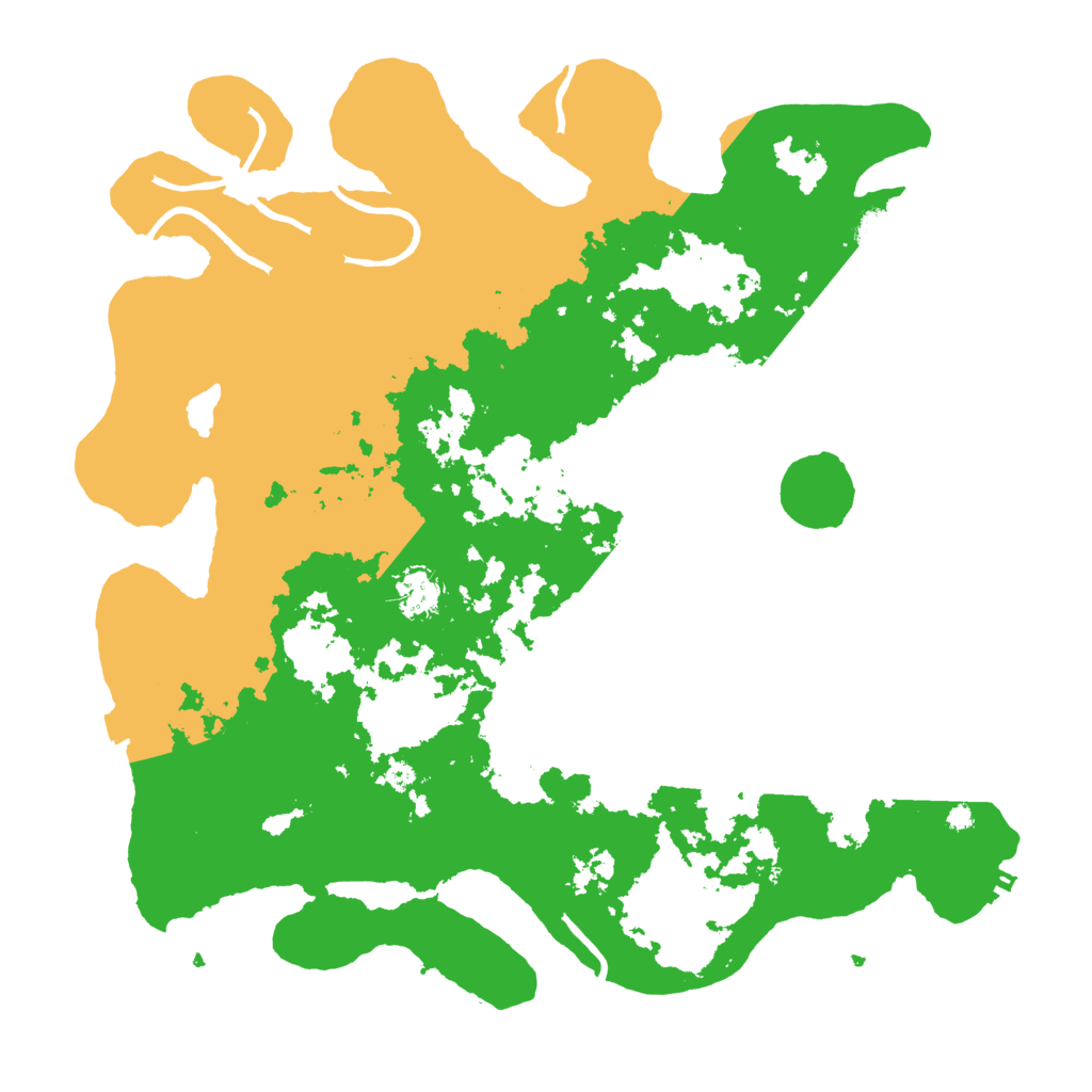 Biome Rust Map: Procedural Map, Size: 4000, Seed: 88311