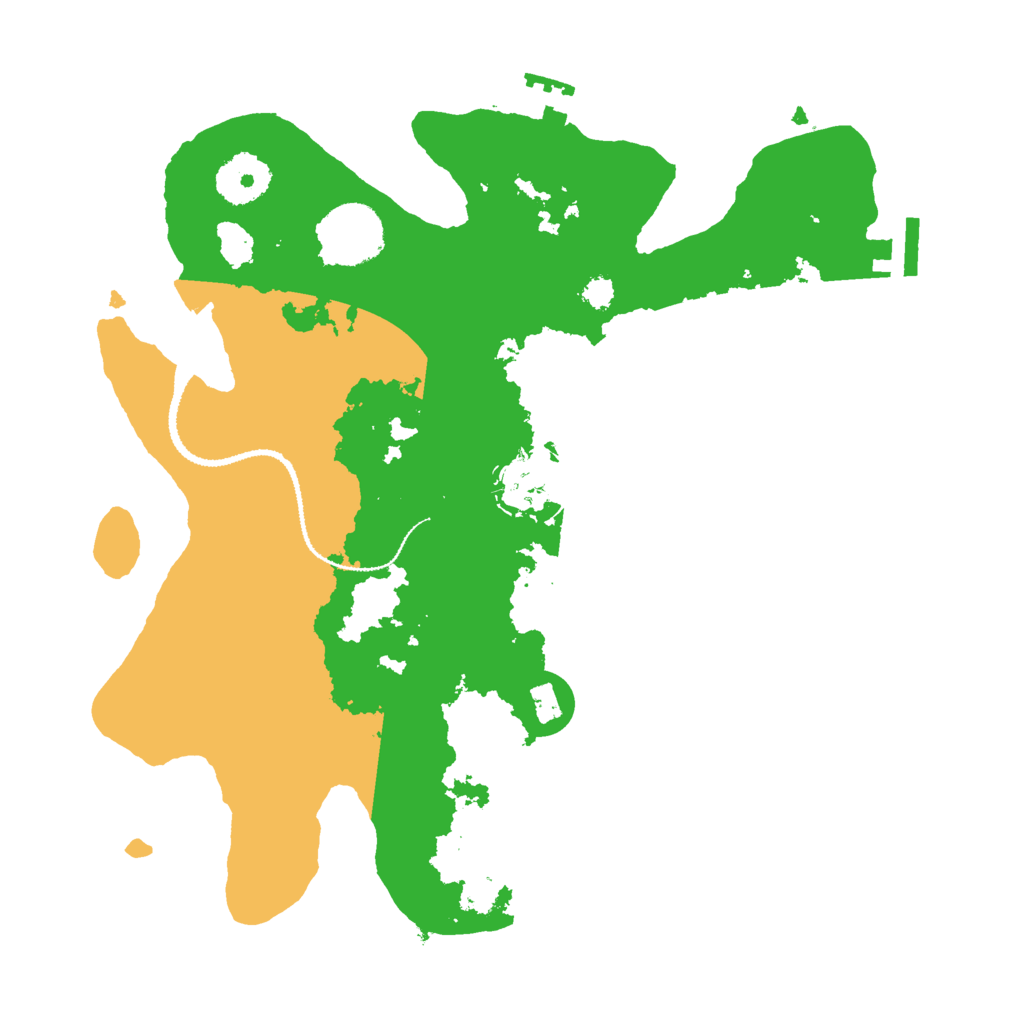 Biome Rust Map: Procedural Map, Size: 3000, Seed: 86753095