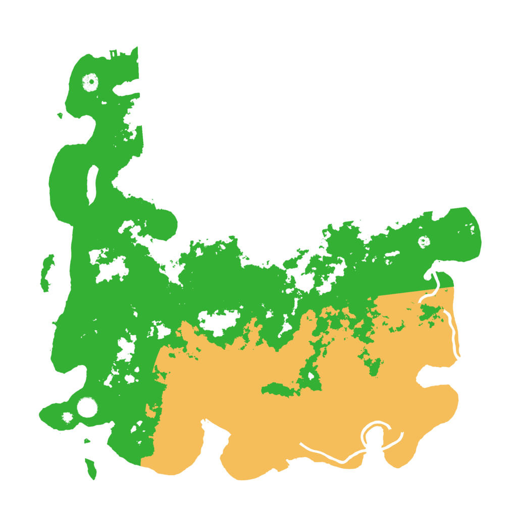 Biome Rust Map: Procedural Map, Size: 4500, Seed: 54213