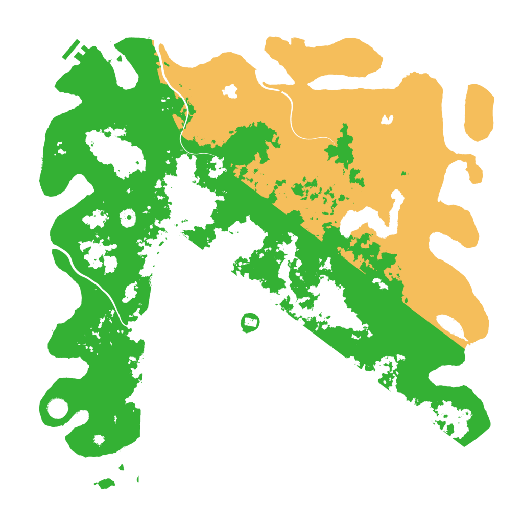 Biome Rust Map: Procedural Map, Size: 4500, Seed: 1817919180