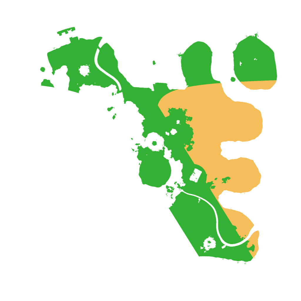 Biome Rust Map: Procedural Map, Size: 2500, Seed: 1478942985