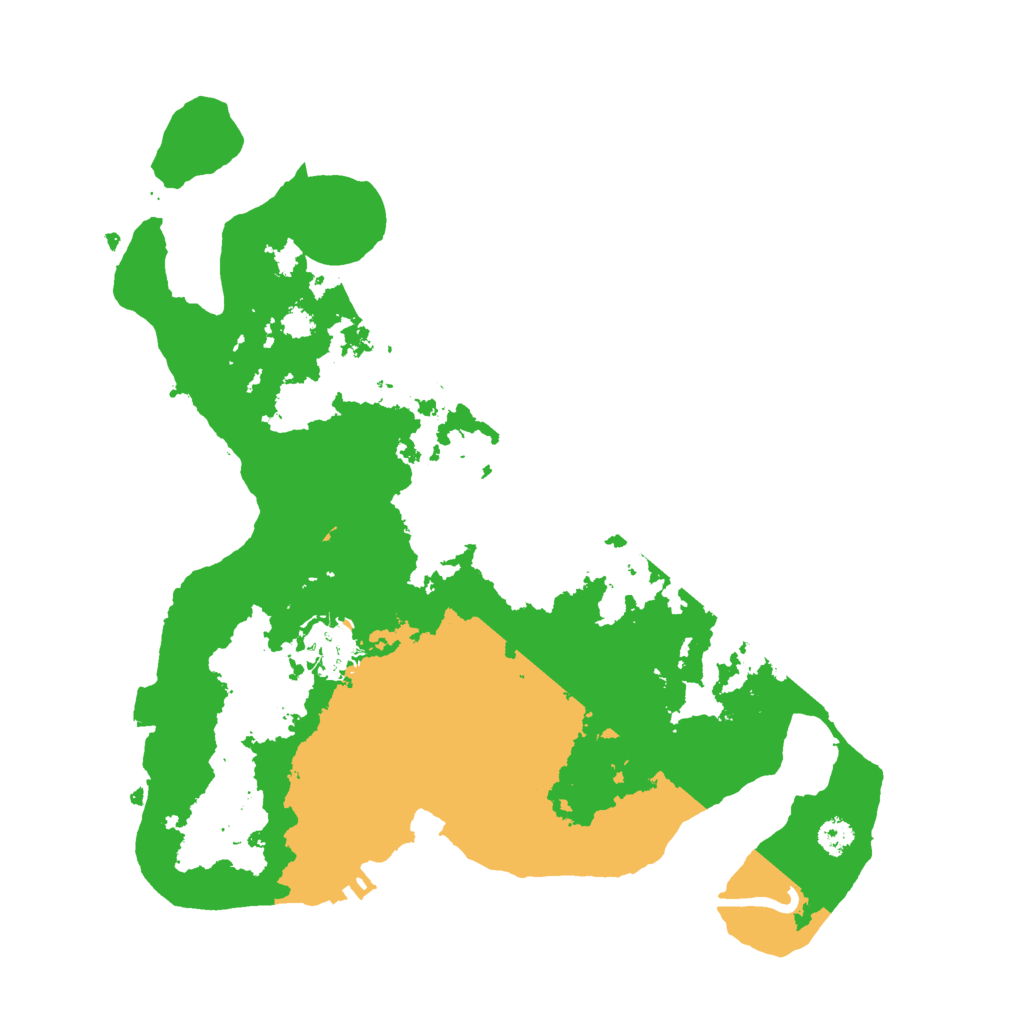 Biome Rust Map: Procedural Map, Size: 3000, Seed: 7193645