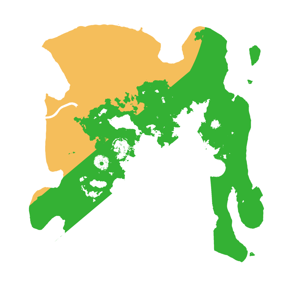 Biome Rust Map: Procedural Map, Size: 3000, Seed: 9867430