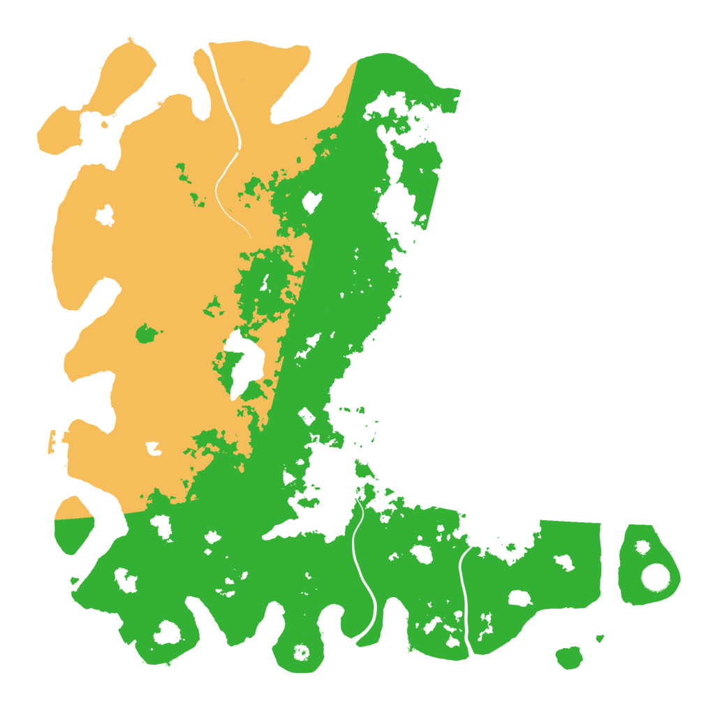 Biome Rust Map: Procedural Map, Size: 4500, Seed: 64544051
