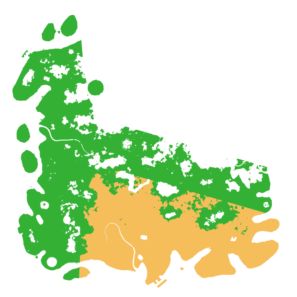Biome Rust Map: Procedural Map, Size: 5250, Seed: 1505466393