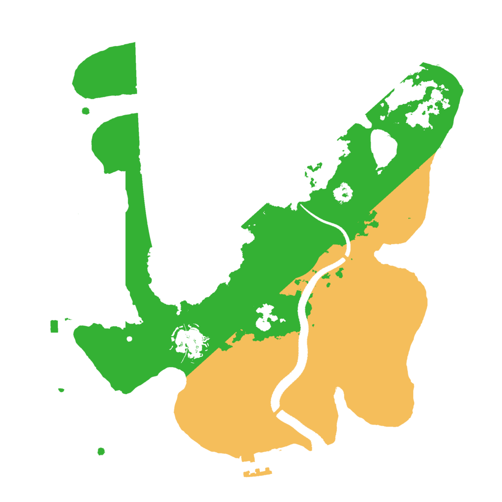 Biome Rust Map: Procedural Map, Size: 2700, Seed: 1740383356