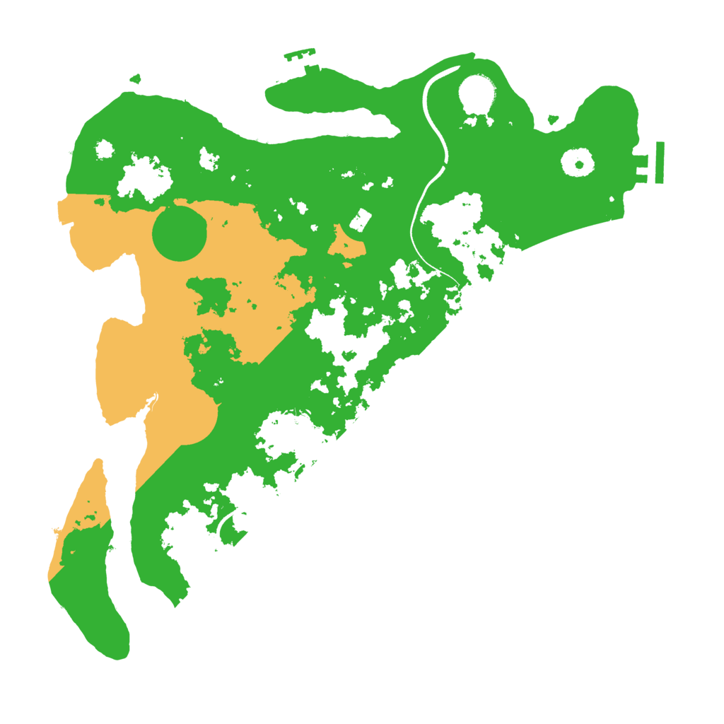 Biome Rust Map: Procedural Map, Size: 3500, Seed: 1556379020