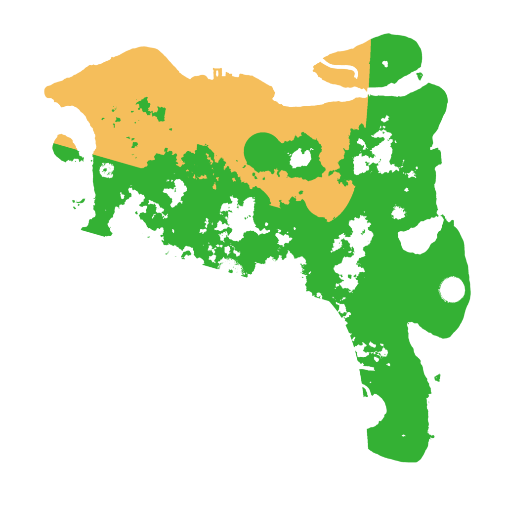 Biome Rust Map: Procedural Map, Size: 3500, Seed: 648237