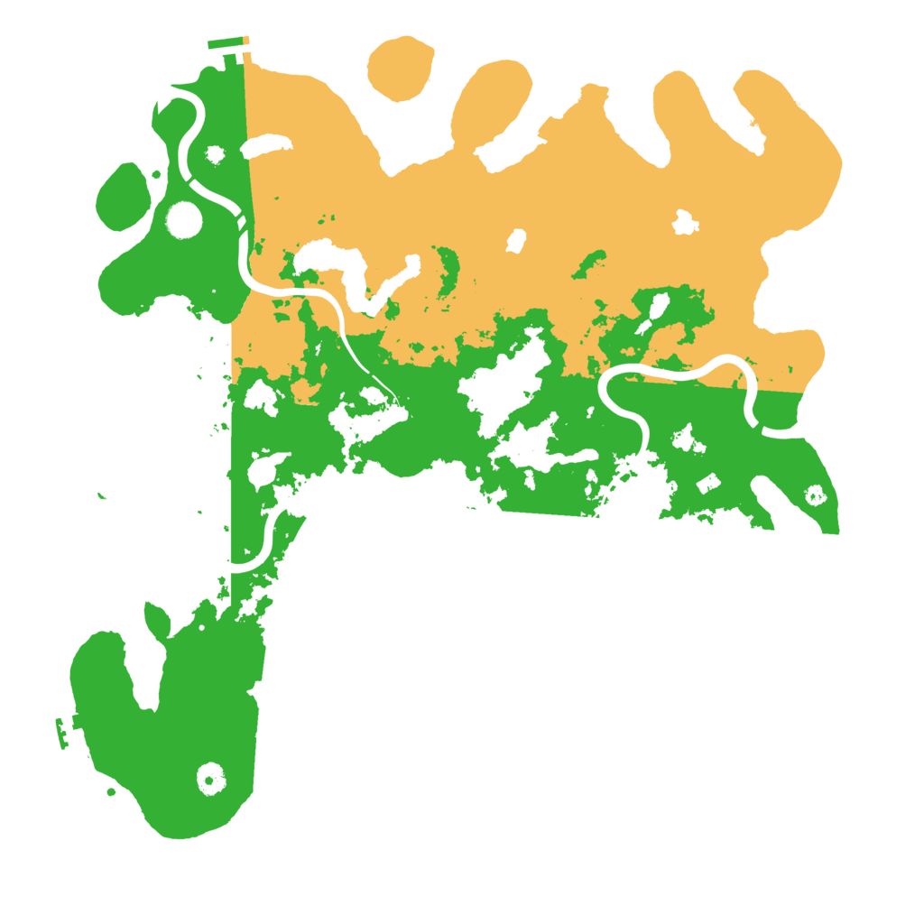 Biome Rust Map: Procedural Map, Size: 4500, Seed: 842812630