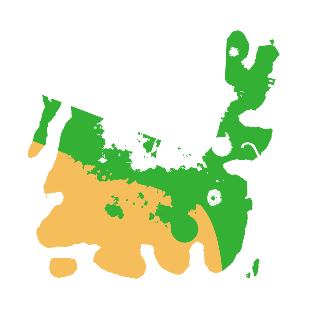 Biome Rust Map: Procedural Map, Size: 3000, Seed: 21477