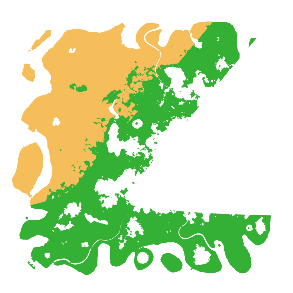 Biome Rust Map: Procedural Map, Size: 4500, Seed: 200928110