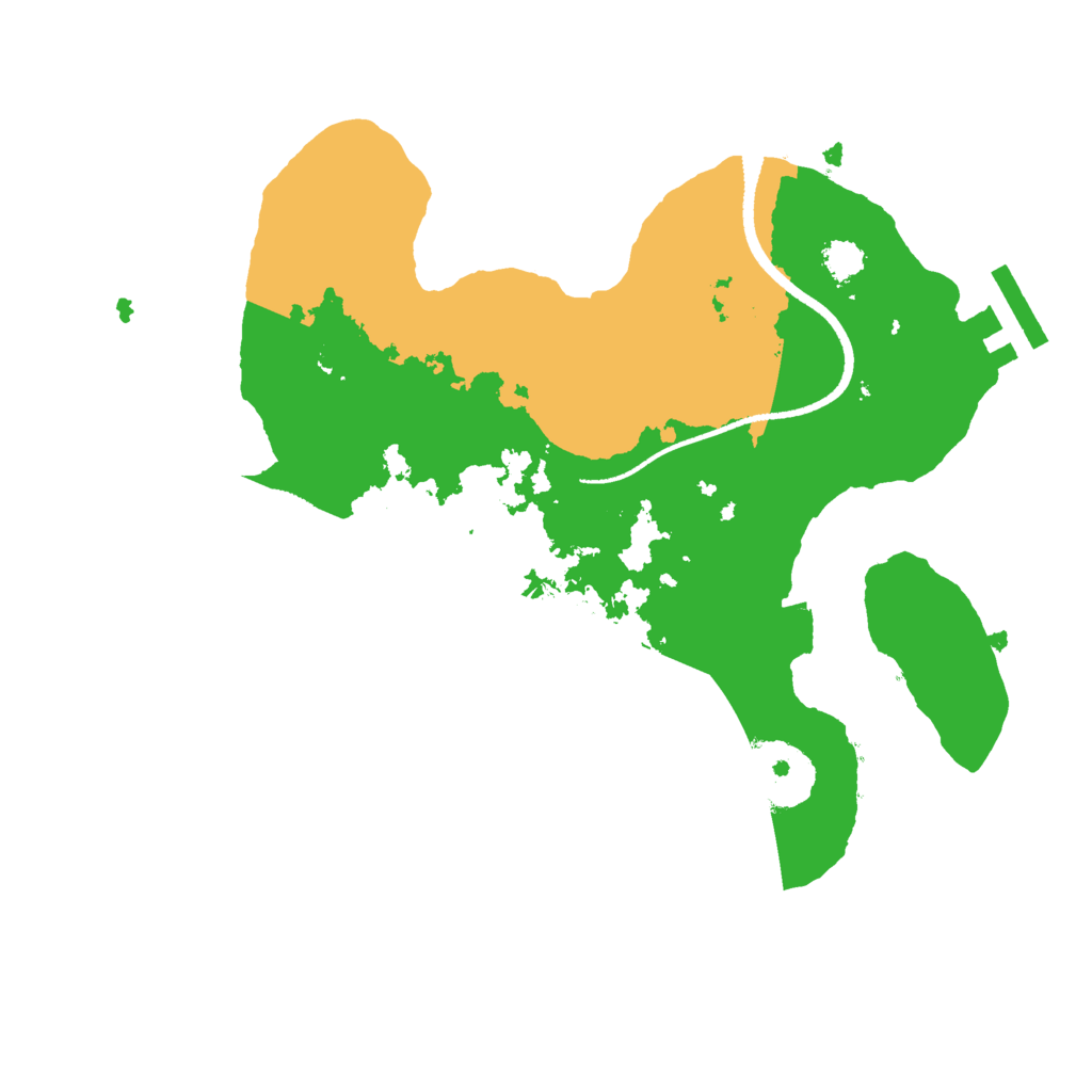 Biome Rust Map: Procedural Map, Size: 2500, Seed: 1873207547