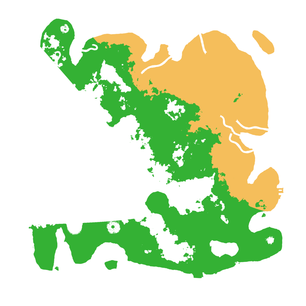 Biome Rust Map: Procedural Map, Size: 3700, Seed: 85903141