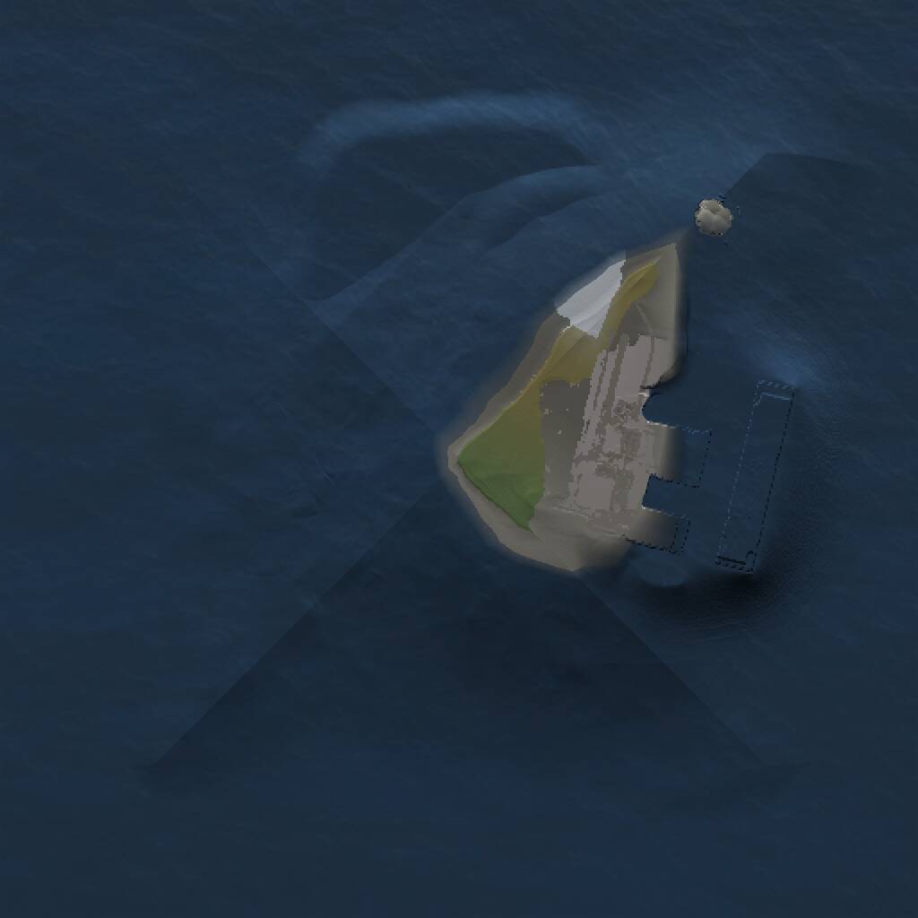 Rust Map: Procedural Map, Size: 1000, Seed: 1512750248, 2 Monuments