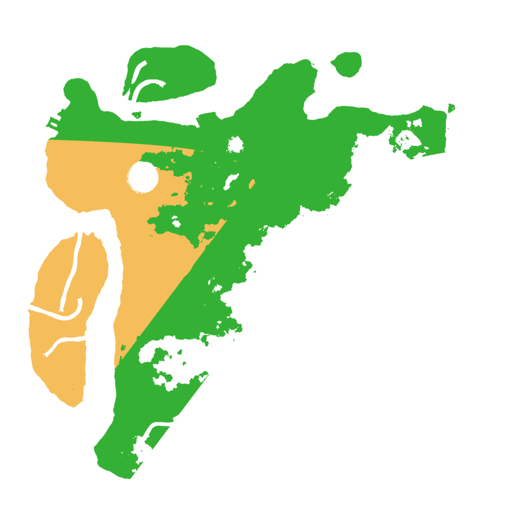 Biome Rust Map: Procedural Map, Size: 3000, Seed: 3837