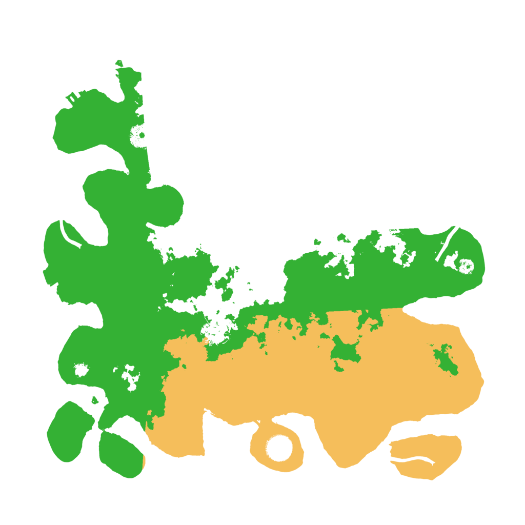 Biome Rust Map: Procedural Map, Size: 3500, Seed: 430497240