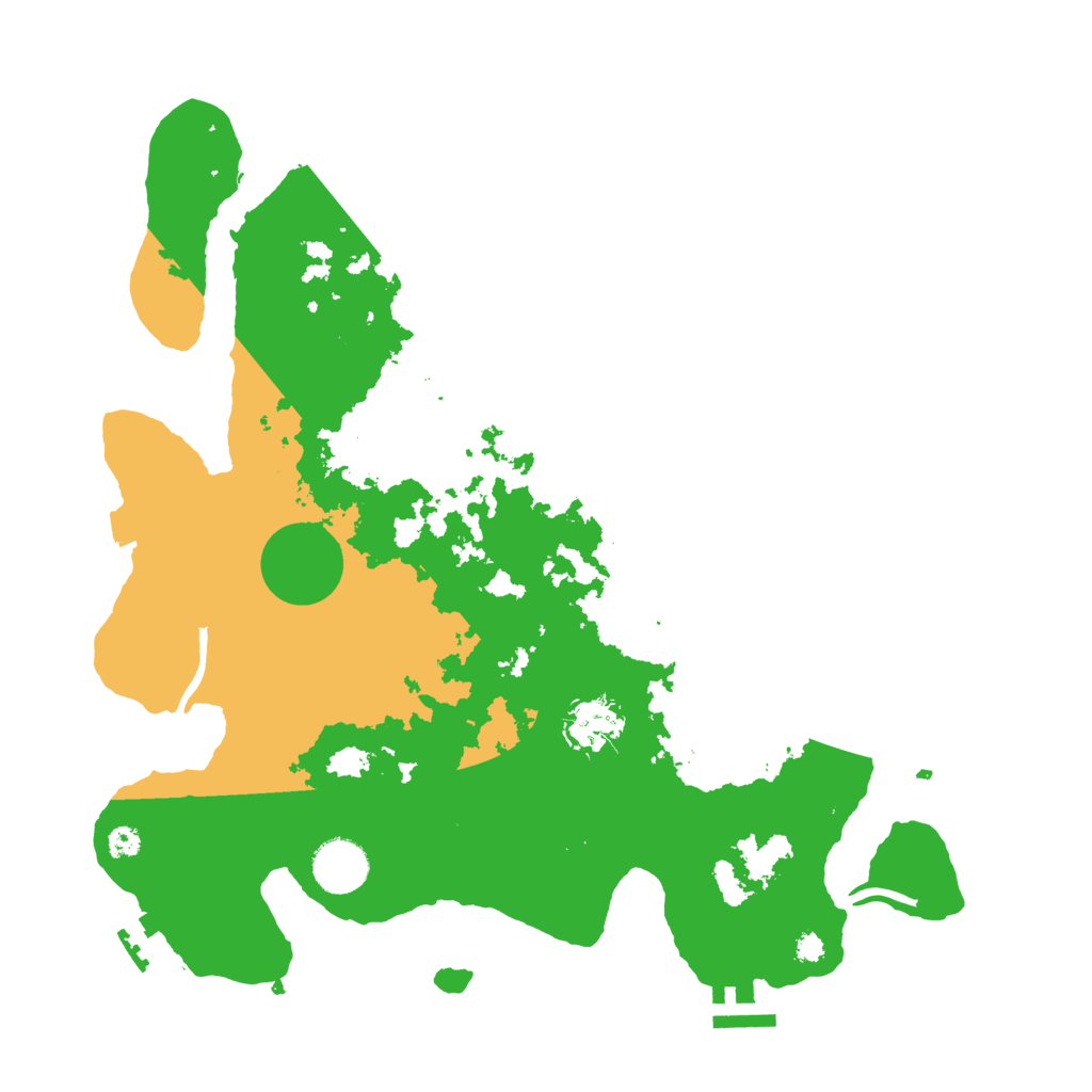 Biome Rust Map: Procedural Map, Size: 3500, Seed: 12970805