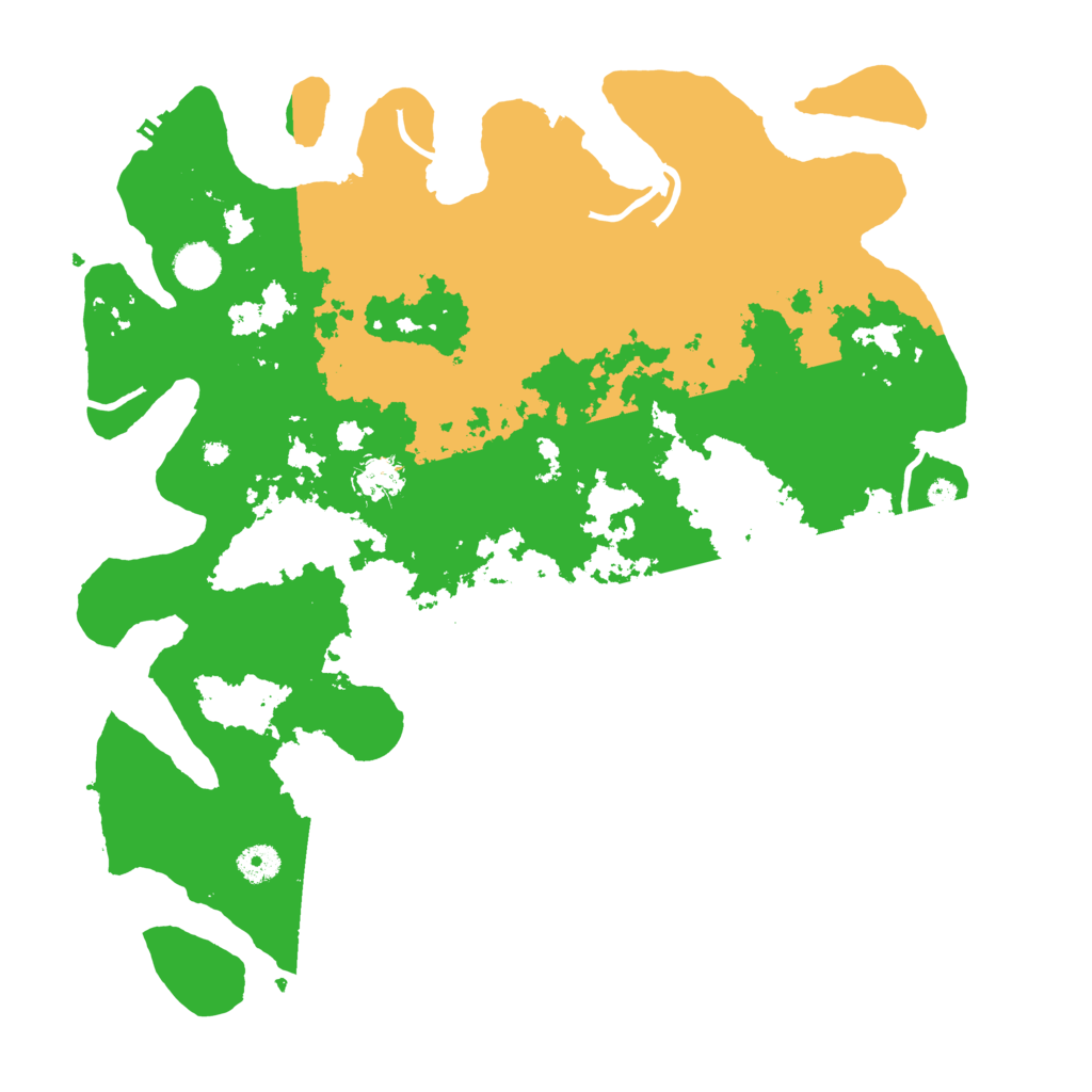 Biome Rust Map: Procedural Map, Size: 4100, Seed: 9989