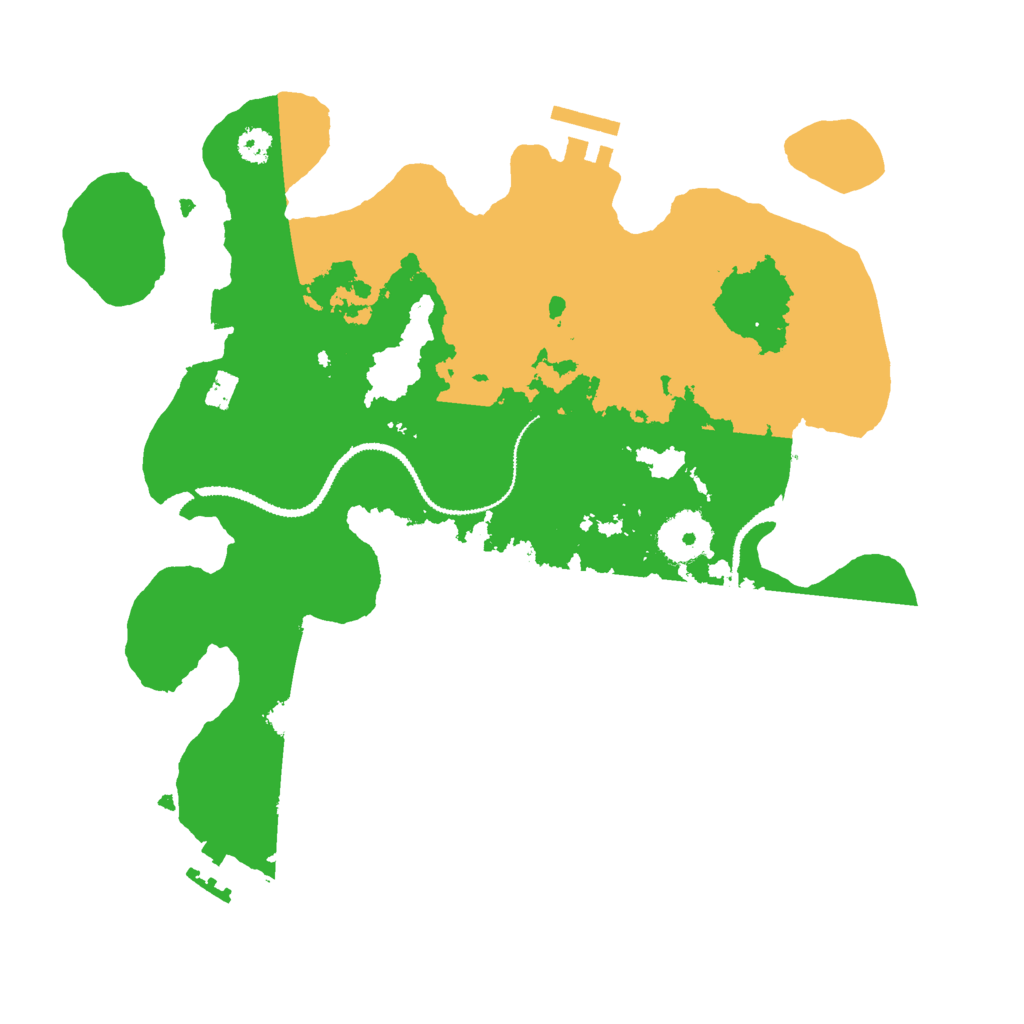 Biome Rust Map: Procedural Map, Size: 3000, Seed: 431227919