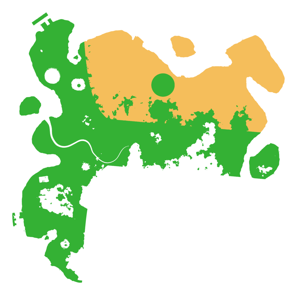 Biome Rust Map: Procedural Map, Size: 3500, Seed: 349604878