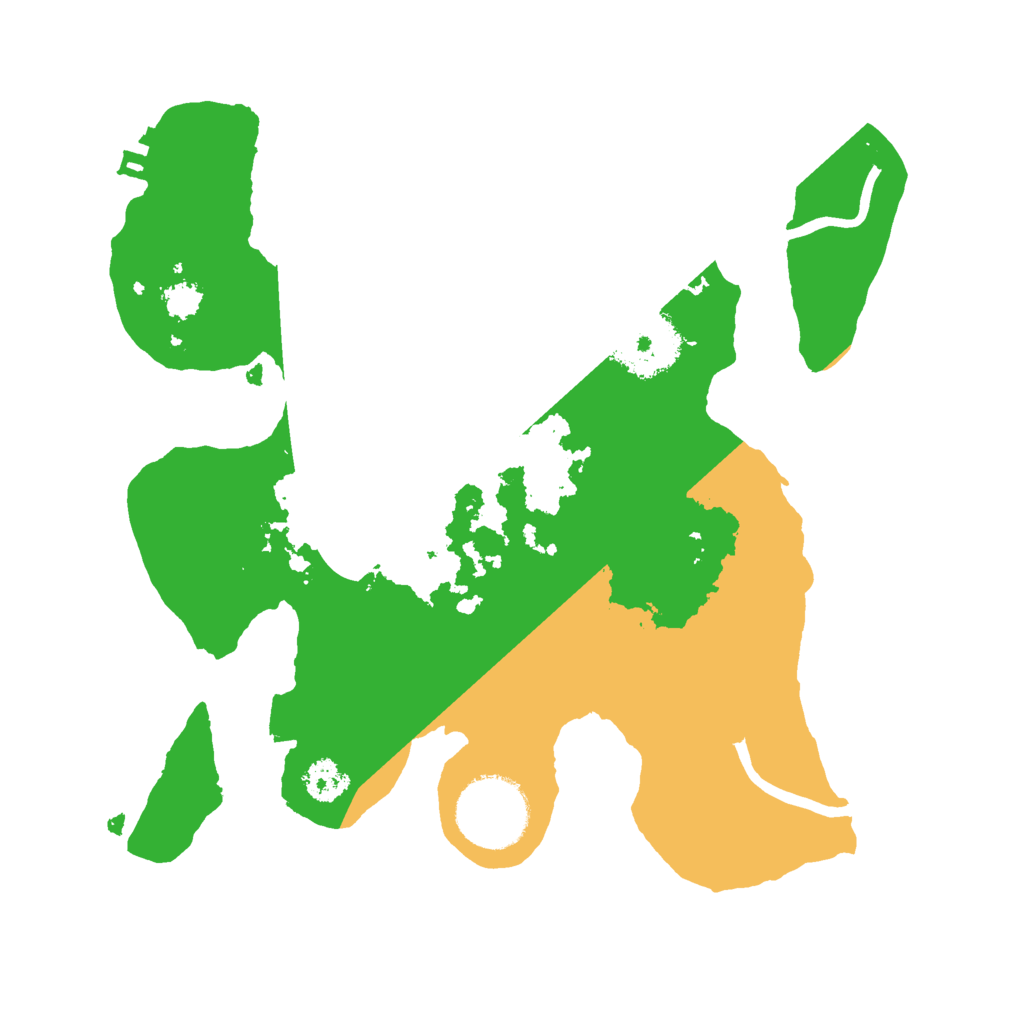 Biome Rust Map: Procedural Map, Size: 2500, Seed: 1331363942