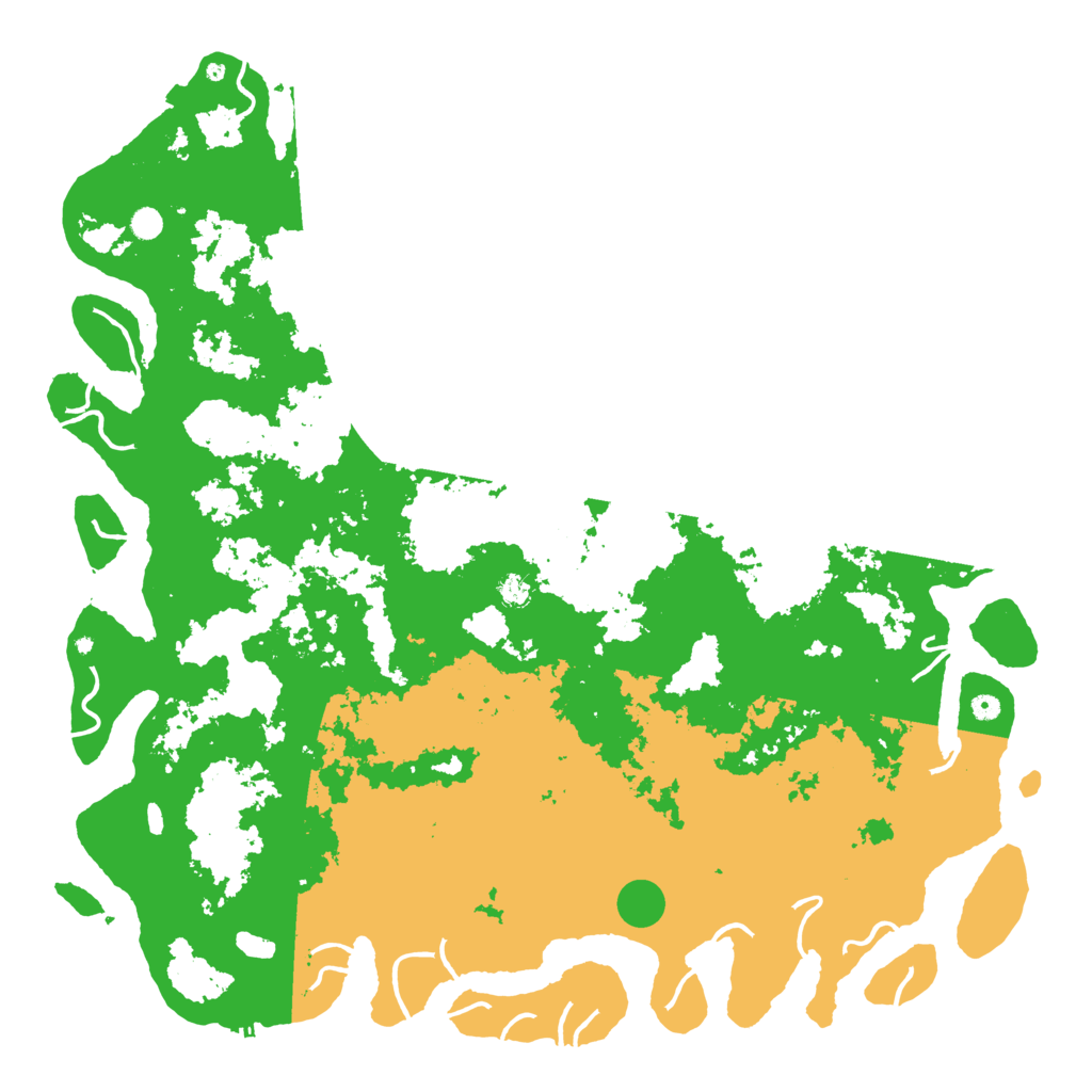 Biome Rust Map: Procedural Map, Size: 6000, Seed: 375641919